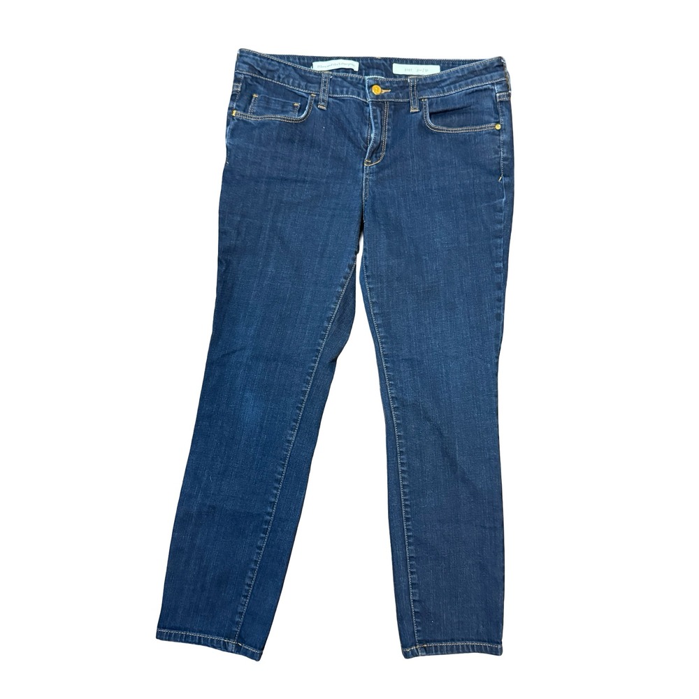 Pilcro and the Letterpress Stet Slim Jeans Dark Wash Denim Size 31 Anthro